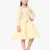 light yellow with coat